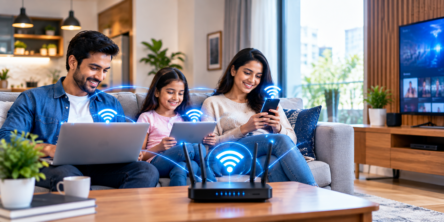 Residential Wi-Fi Connection Noida